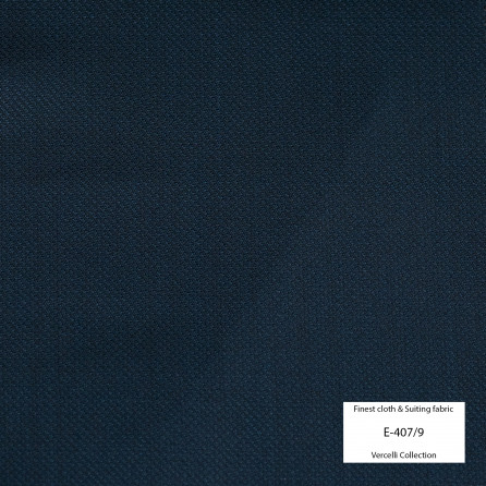 E407/9 Vercelli VII - 95% Wool - Xanh ngọc sẫm
